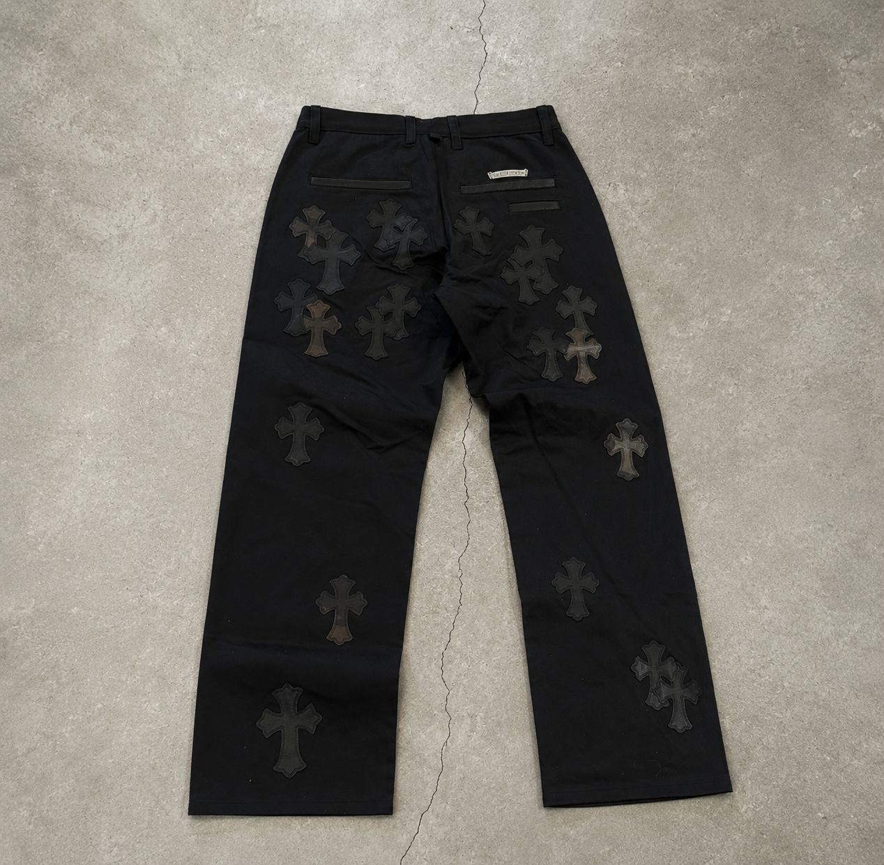 Multi-Cross Patch Pants Chino
