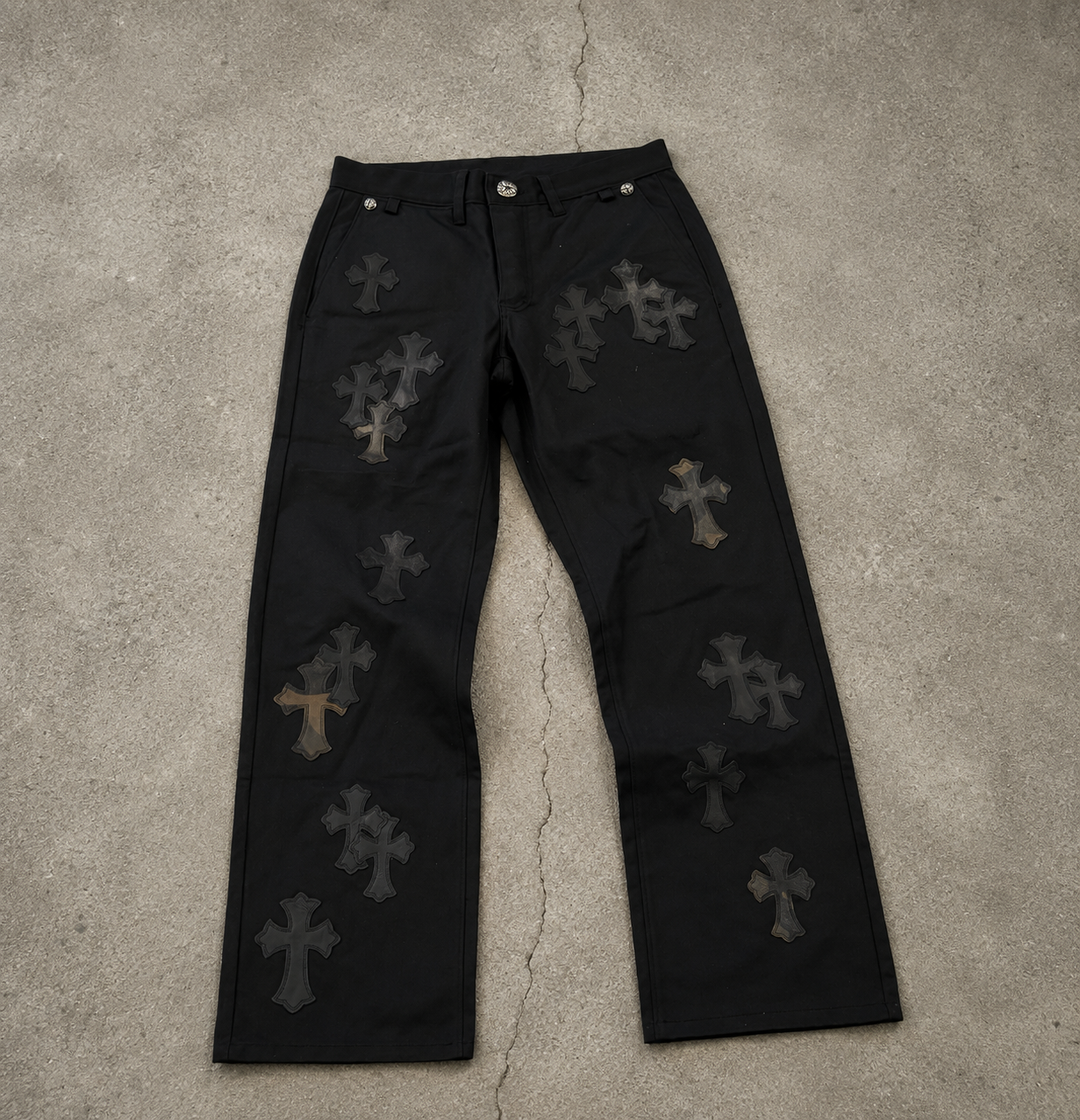 Multi-Cross Patch Pants Chino