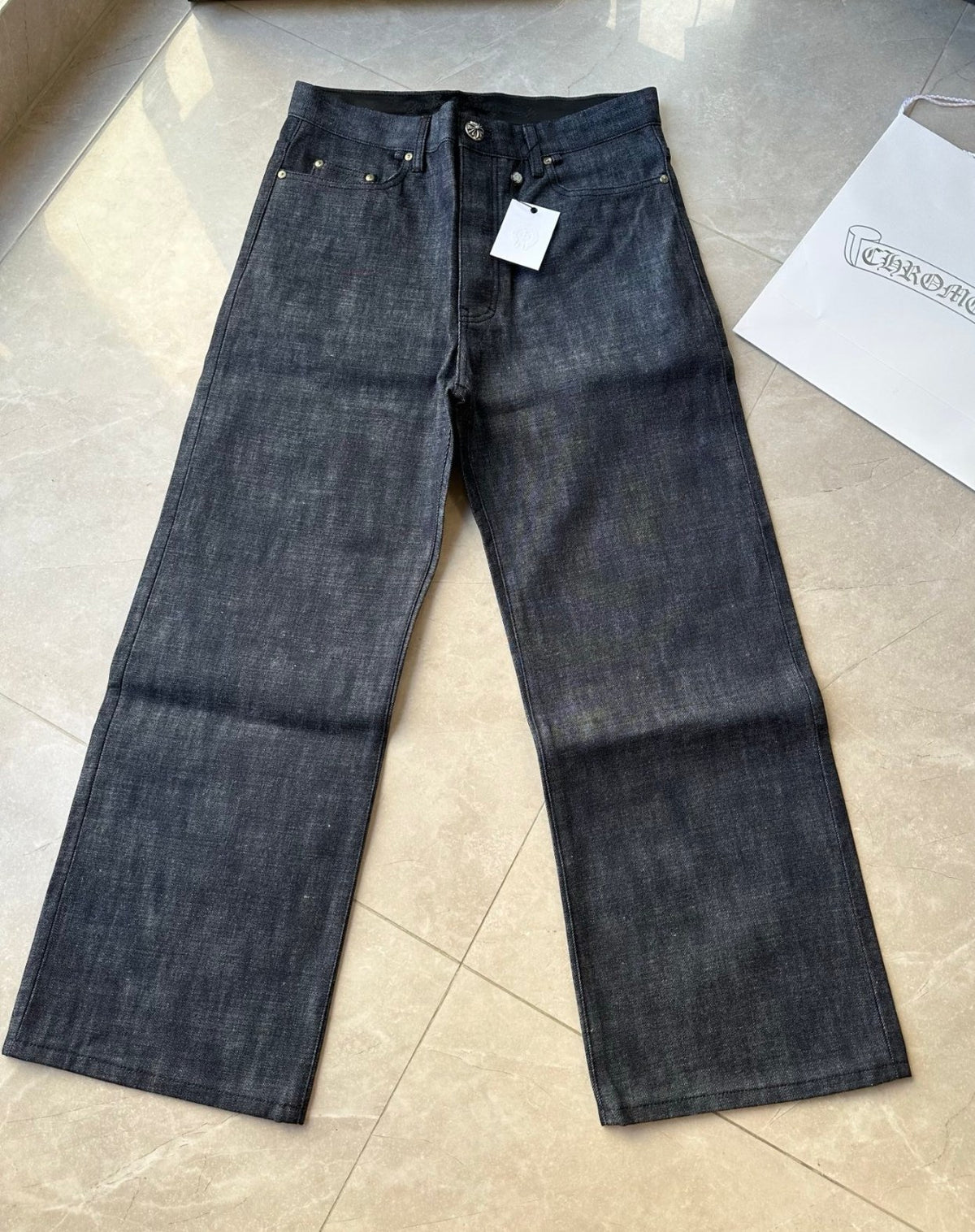 KS Cut Denim raw indigo