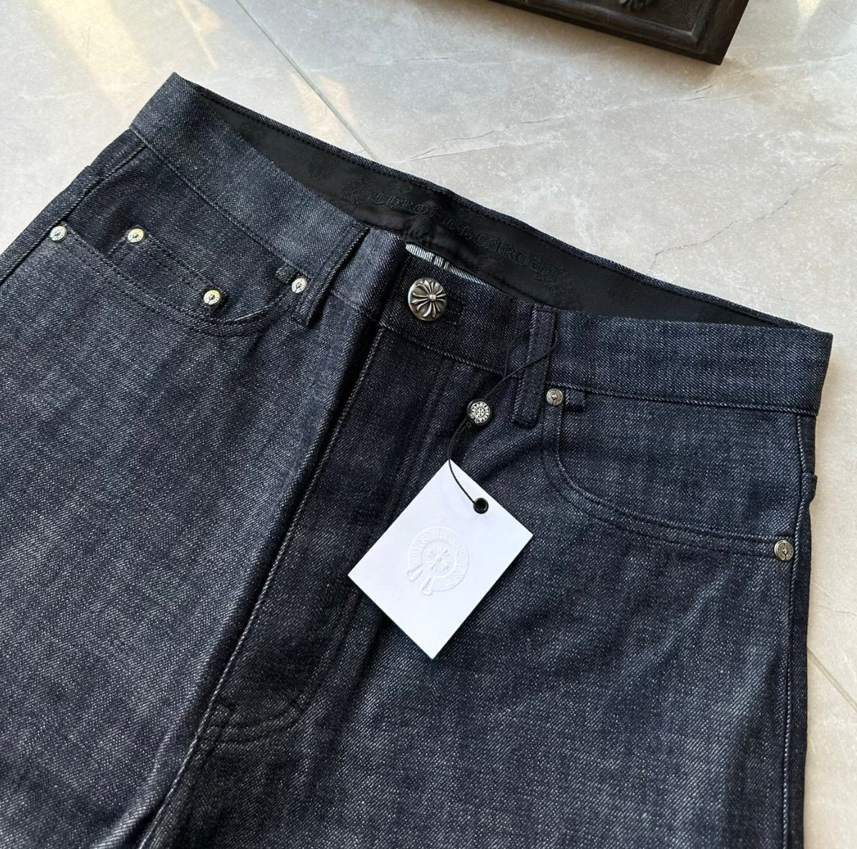 KS Cut Denim raw indigo