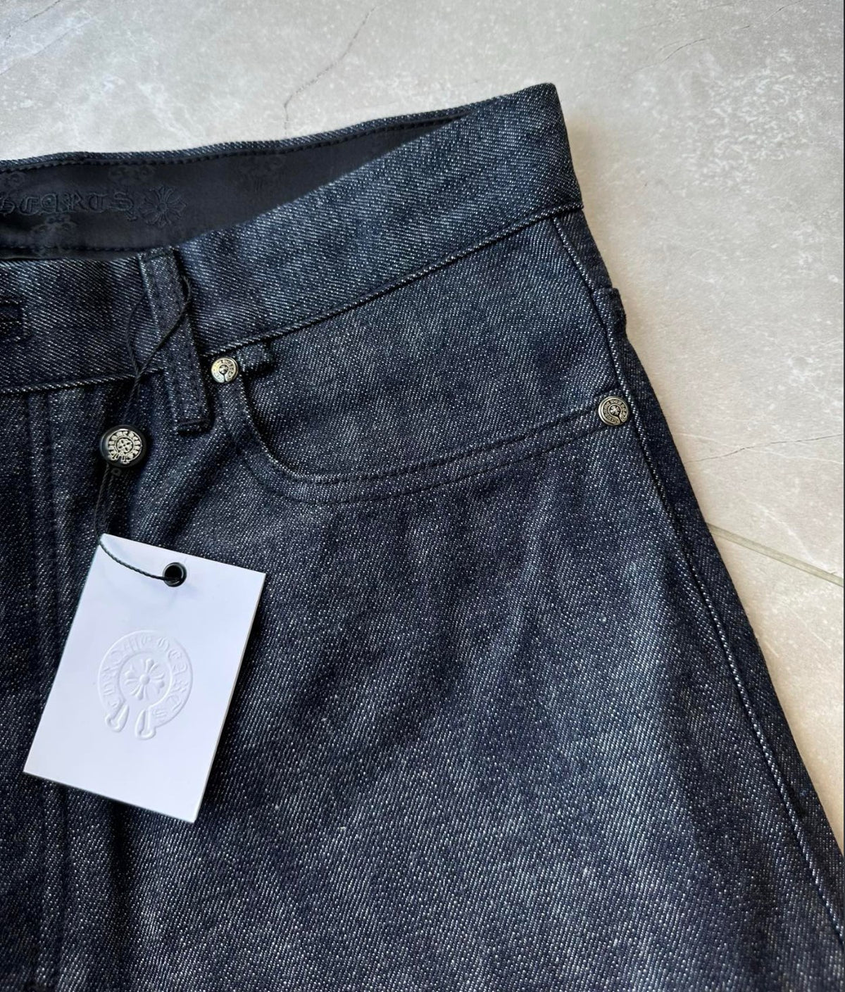 KS Cut Denim raw indigo