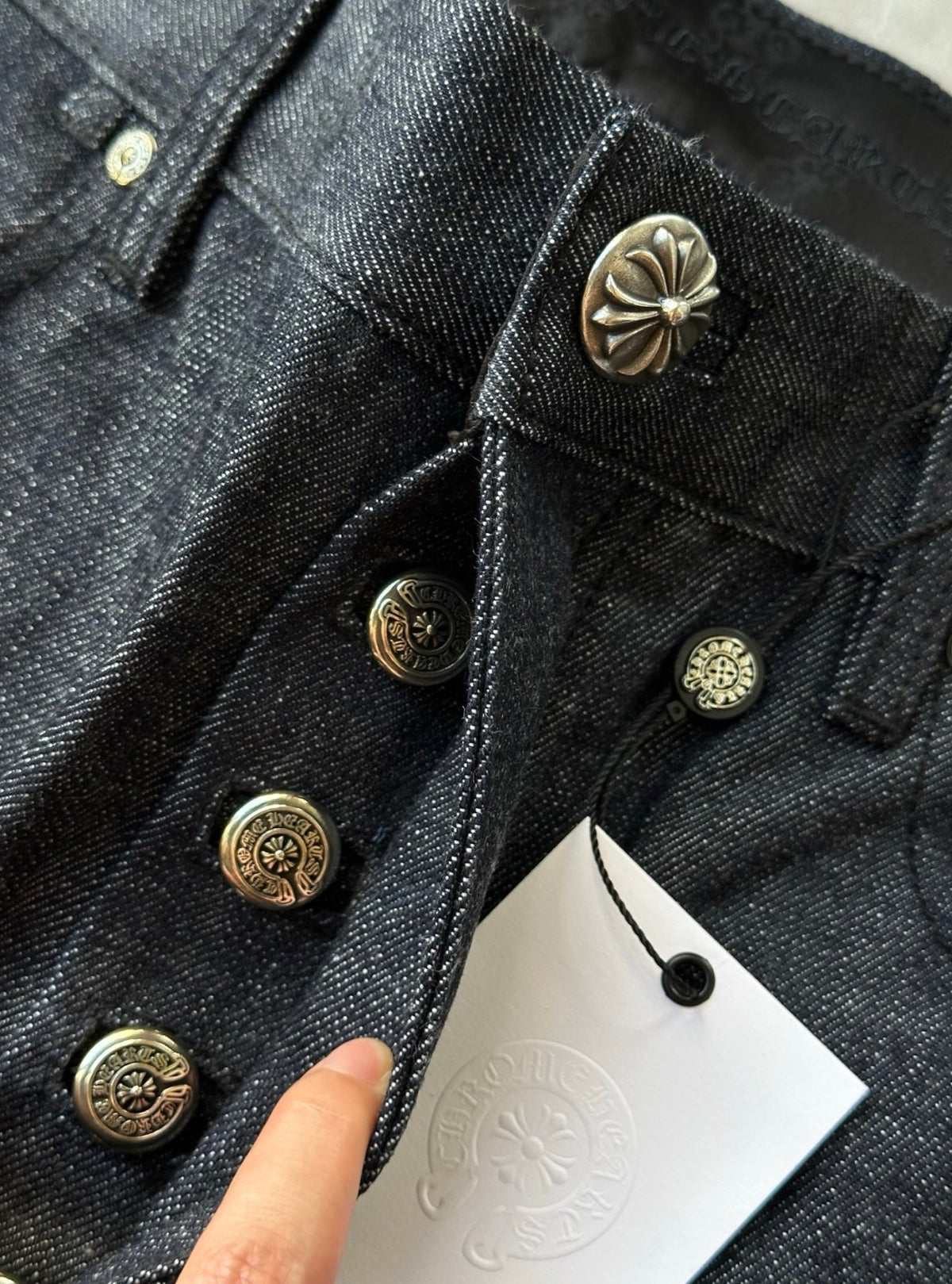 KS Cut Denim raw indigo