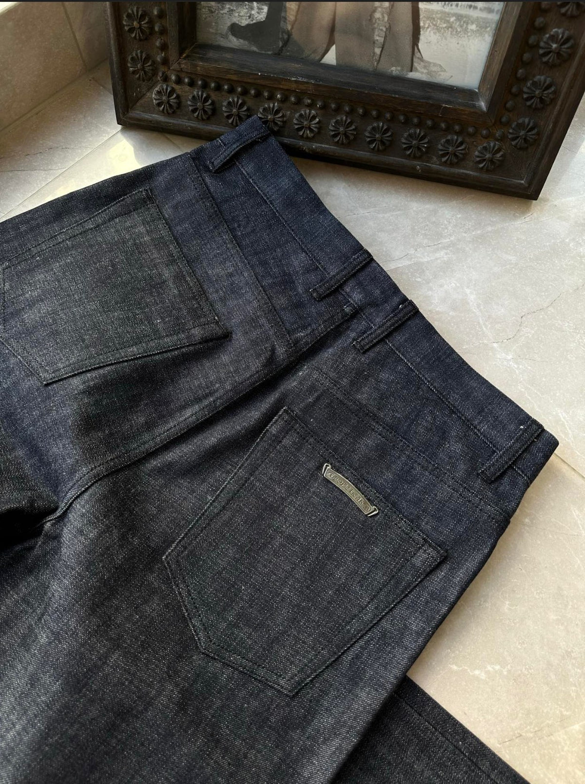 KS Cut Denim raw indigo
