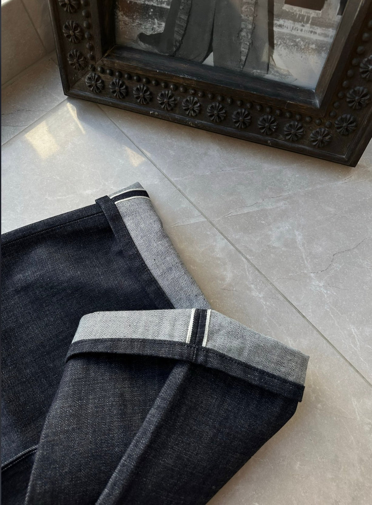 KS Cut Denim raw indigo